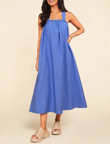 Rochie medie SHEIN, albastru