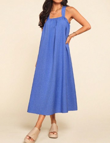 Rochie medie SHEIN, albastru