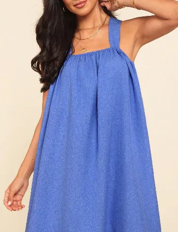 Rochie medie SHEIN, albastru