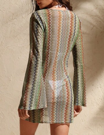Rochie de plaja SHEIN, mix culori