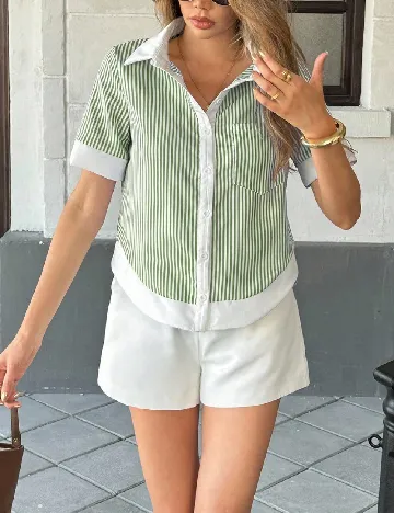 Camasa SHEIN, verde