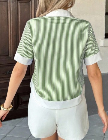Camasa SHEIN, verde