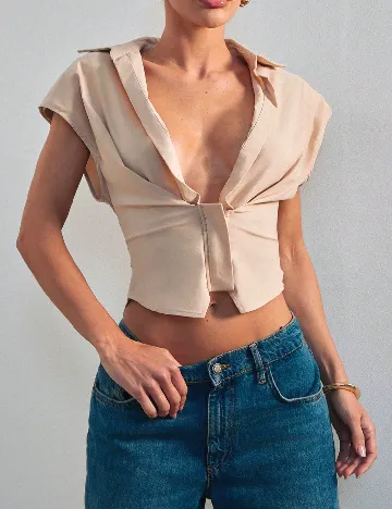 Top SHEIN, crem