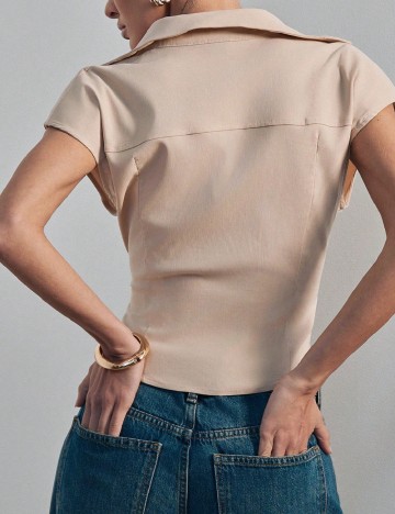Top SHEIN, crem