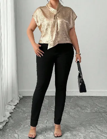 Bluza SHEIN CURVE, auriu