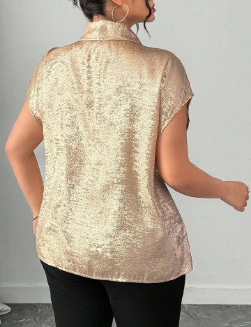 Bluza SHEIN CURVE, auriu
