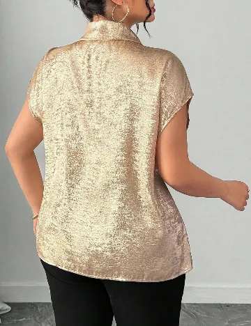 Bluza SHEIN CURVE, auriu