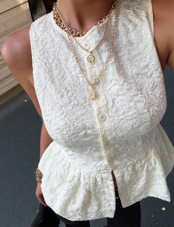 Bluza SHEIN, ecru