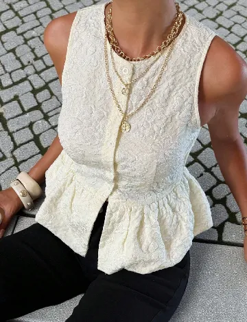 Bluza SHEIN, ecru