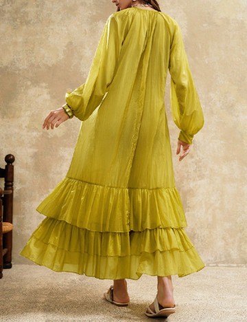 Rochie lunga SHEIN, verde