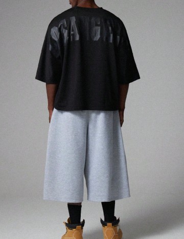 Tricou Oversize SHEIN, negru