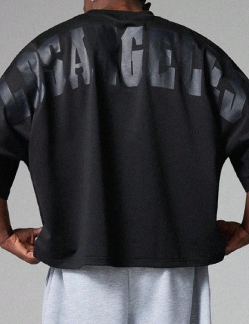 Tricou Oversize SHEIN, negru