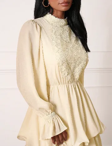 Rochie lunga SHEIN, crem