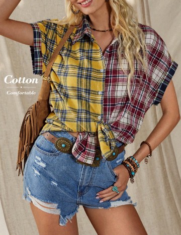 Camasa SHEIN, mix culori