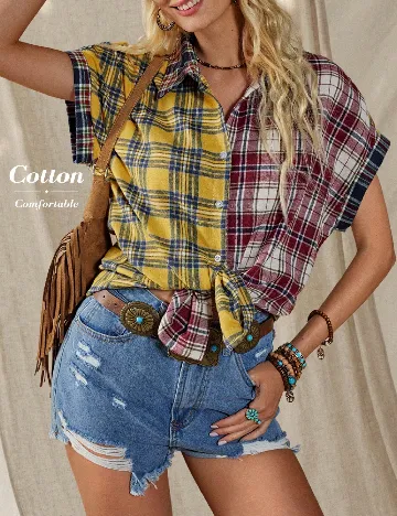 Camasa SHEIN, mix culori