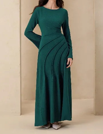 Rochie lunga SHEIN, verde