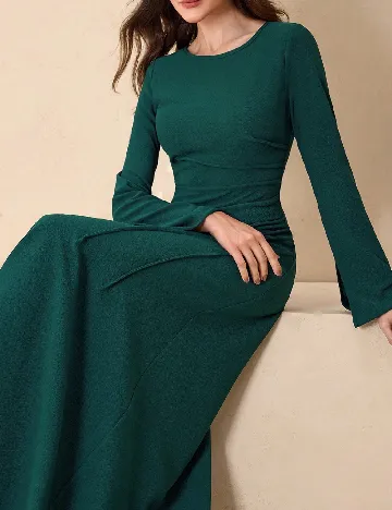 Rochie lunga SHEIN, verde