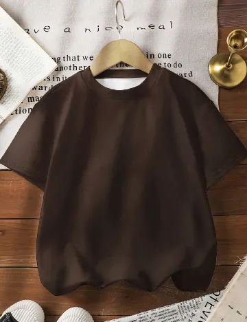 Tricou Shein Kids, maro