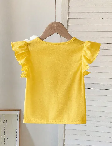 Bluza Shein Kids, galben