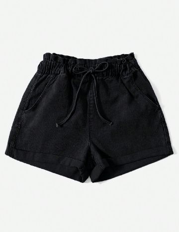 Pantaloni scurti SHEIN, negru