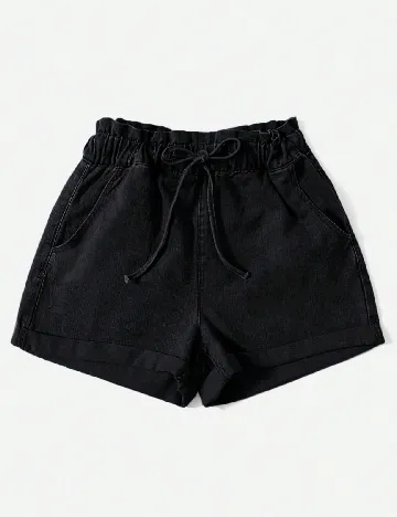 Pantaloni scurti SHEIN, negru
