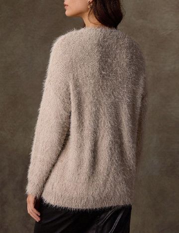 Pulover SHEIN, maro deschis
