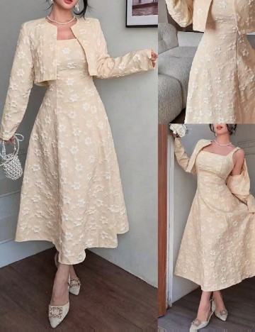 Rochie SHEIN, crem