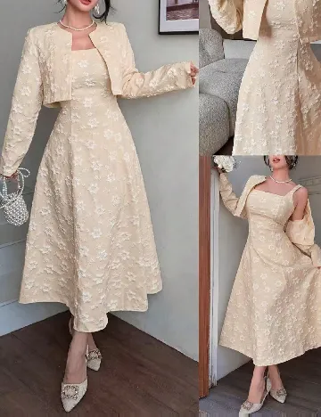 Rochie SHEIN, crem