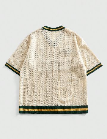 Tricou Romwe, crem
