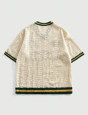 Tricou Romwe, crem