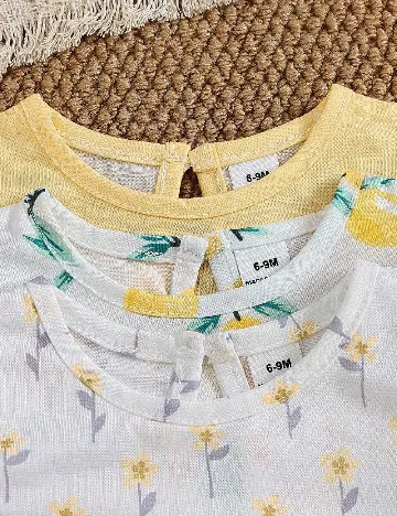 Set Tricou 2 bucati Shein Kids, mix culori