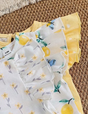Set Tricou 2 bucati Shein Kids, mix culori