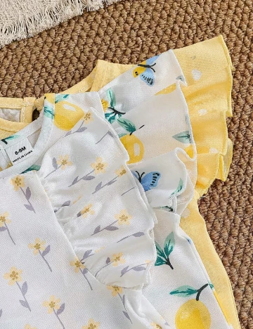 Set Tricou 2 bucati Shein Kids, mix culori