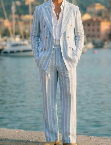 Costum SHEIN, albastru