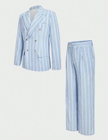 Costum SHEIN, albastru
