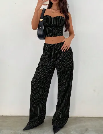 Compleu SHEIN, negru/alb