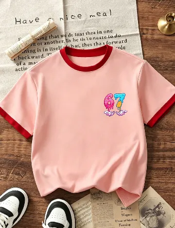 Tricou Shein Kids, roz
