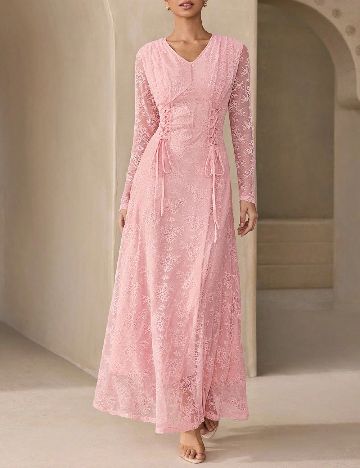 Rochie lunga SHEIN, roz deschis