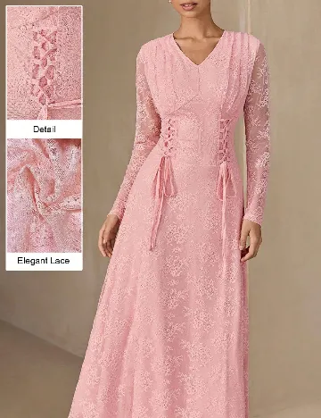 Rochie lunga SHEIN, roz deschis