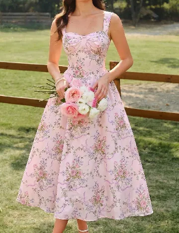 Rochie medie SHEIN, roz