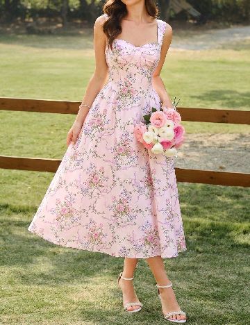 Rochie medie SHEIN, roz