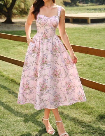 Rochie medie SHEIN, roz