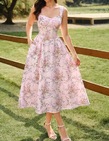 Rochie medie SHEIN, roz