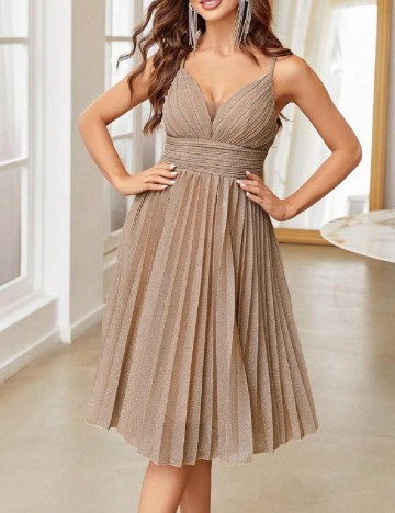 Rochie scurta SHEIN, crem