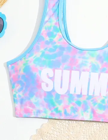 Costum de baie Shein Kids, mix culori