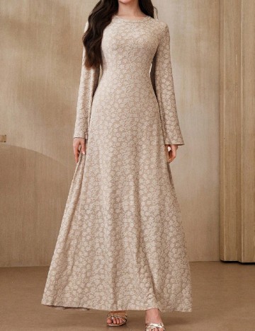 Rochie lunga SHEIN, crem