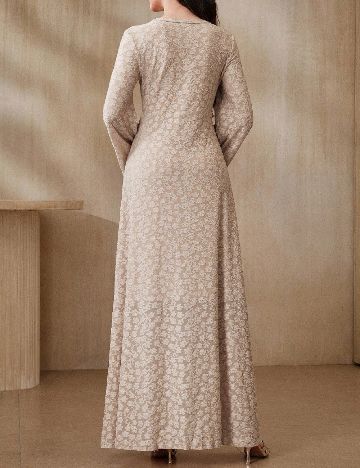 Rochie lunga SHEIN, crem