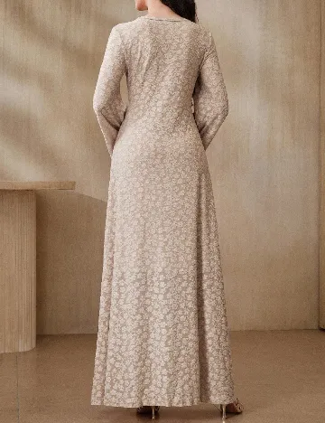Rochie lunga SHEIN, crem