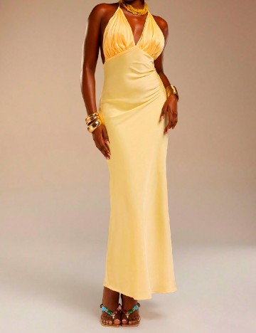 Rochie lunga SHEIN, galben
