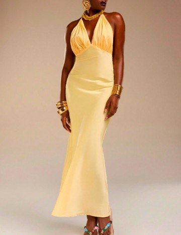 Rochie lunga SHEIN, galben